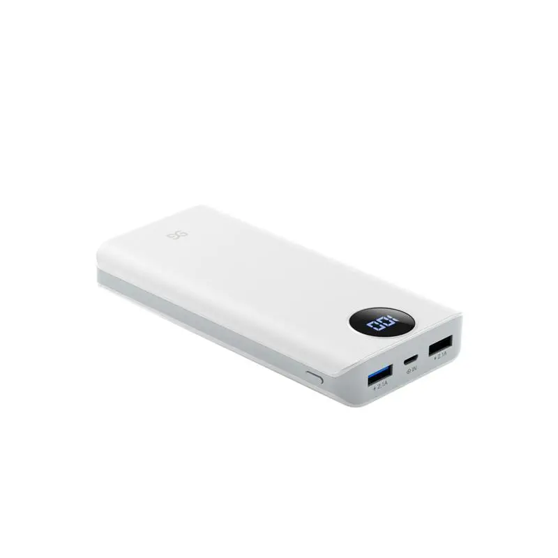 Універсальна мобільна батарея Gusgu Xiamen Mini 80000M 20000 mAh White (GB/T-35590/UA-102807) Універсальна мобільна батарея Gusgu Xiamen Mini 80000M 20000 mAh White (GB/T-35590/UA-102807)