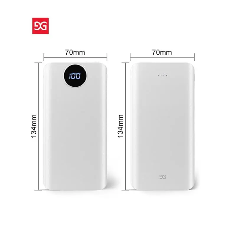 Універсальна мобільна батарея Gusgu Xiamen Mini 80000M 20000 mAh White (GB/T-35590/UA-102807) Універсальна мобільна батарея Gusgu Xiamen Mini 80000M 20000 mAh White (GB/T-35590/UA-102807)