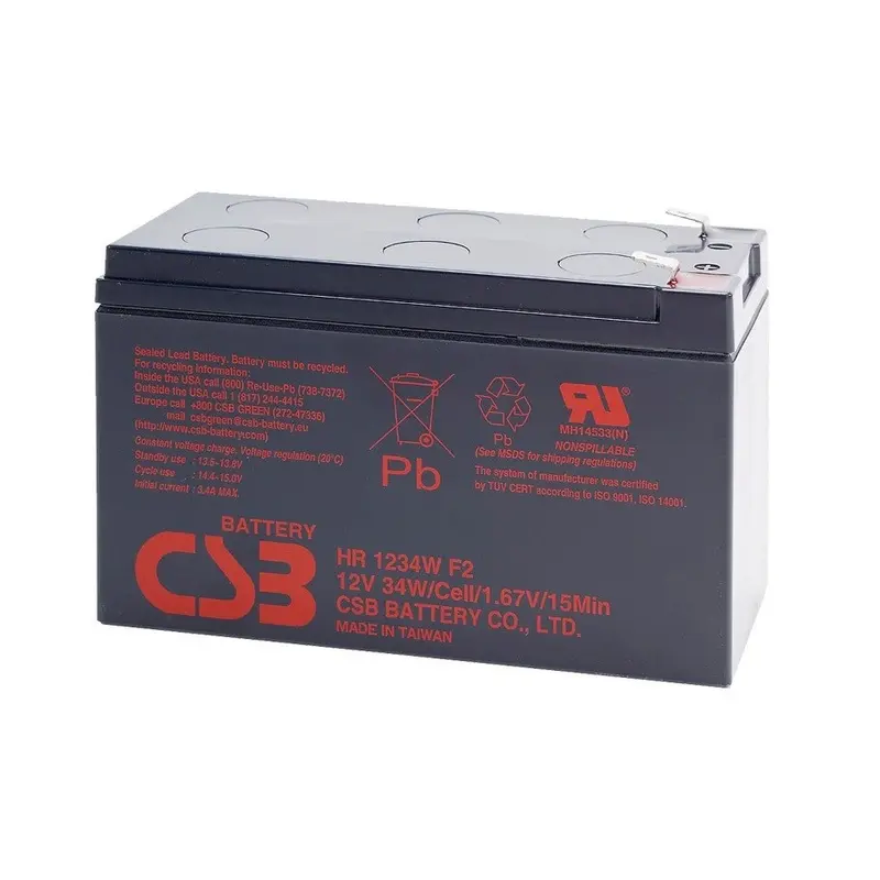 Акумуляторна батарея CSB 12V 9AH (HR1234W) AGM Акумуляторна батарея CSB 12V 9AH (HR1234W) AGM