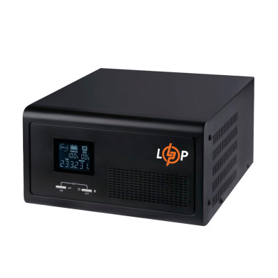 Джерело безперебійного живлення LogicPower LPE-B-PSW-1000VA+ (600Вт) 1-30A, з правильною синусоїдою 12V