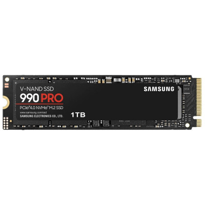 Накопичувач SSD 1ТB Samsung 990 PRO M.2 2280 PCIe 4.0 x4 NVMe V-NAND MLC (MZ-V9P1T0BW)