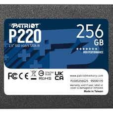 Накопичувач SSD 256GB Patriot P220 2.5" SATAIII TLC (P220S256G25)