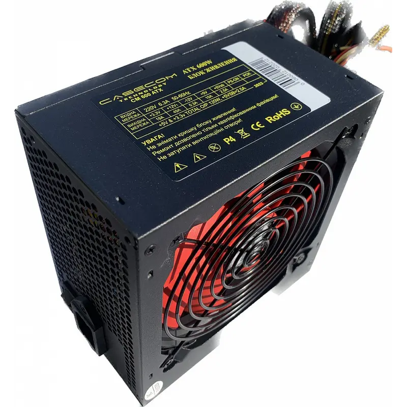 Блок живлення CaseCom CM 600 ATX 600W Блок живлення CaseCom CM 600 ATX 600W