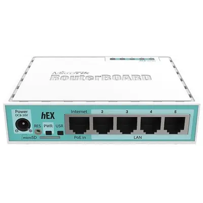 Маршрутизатор MikroTik RouterBOARD RB750GR3 hEX