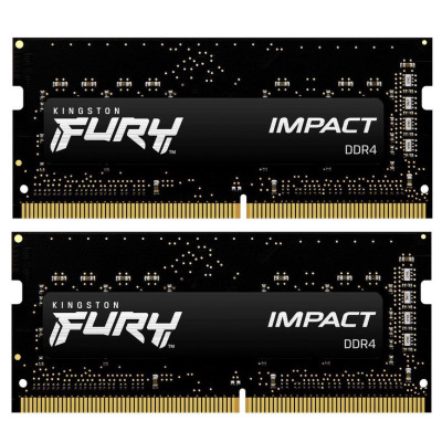 Модуль пам`ятi SO-DIMM 2x8GB/2666 DDR4 Kingston Fury Impact (KF426S15IBK2/16)