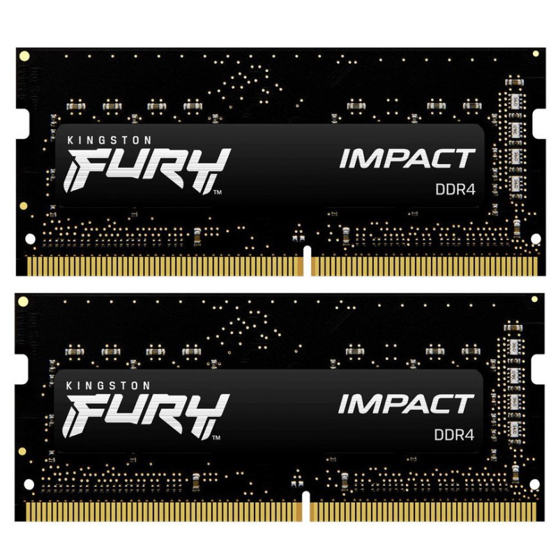 Модуль пам`ятi SO-DIMM 2x8GB/2666 DDR4 Kingston Fury Impact (KF426S15IBK2/16)