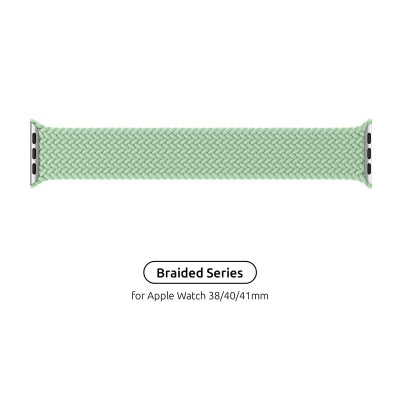 Ремінець Armorstandart Braided Solo Loop для Apple Watch 38mm/40mm/41mm Mint Size 4 (132 mm) (ARM64901)