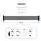 Ремінець Armorstandart Braided Solo Loop для Apple Watch 38mm/40mm/41mm Mint Size 4 (132 mm) (ARM64901)
