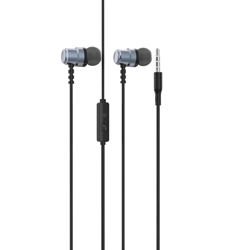 Гарнітура SkyDolphin SR28 Metal with mic Gray (HF-000471)