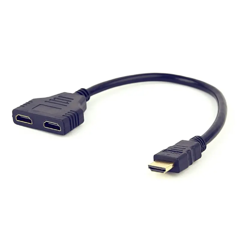 Кабель-розгалужувач Cablexpert HDMI - 2хHDMI (M/F), 0.3 м, Black (DSP-2PH4-04) Кабель-розгалужувач Cablexpert HDMI - 2хHDMI (M/F), 0.3 м, Black (DSP-2PH4-04)