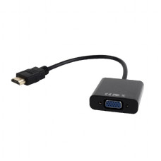 Адаптер Cablexpert HDMI - VGA V 1.4 (M/F), 0.15 м, Black (A-HDMI-VGA-03)