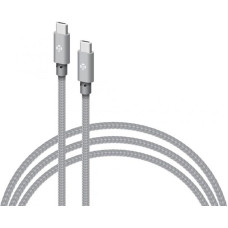 Кабель Intaleo CBGNYTT1 USB Type-C - USB Type-C (M/M), 60W, 1 м, Grey (1283126559501)