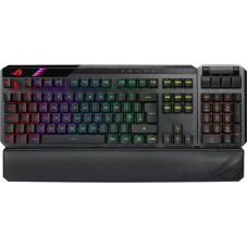 Клавіатура бездротова Asus ROG Claymore II RD RGB WL Black (90MP01W0-BKUA01)