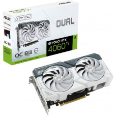 Відеокарта GF RTX 4060 Ti 8GB GDDR6 Dual OC White Asus (DUAL-RTX4060TI-O8G-WHITE)