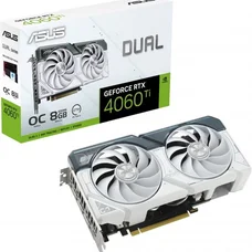 Відеокарта GF RTX 4060 Ti 8GB GDDR6 Dual OC White Asus (DUAL-RTX4060TI-O8G-WHITE)