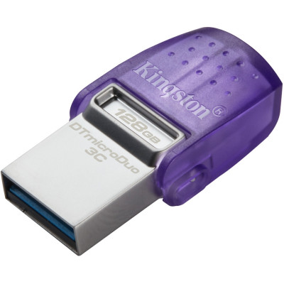 Флеш-накопичувач USB3.2 128GB Type-C Kingston DataTraveler microDuo 3C (DTDUO3CG3/128GB)