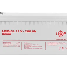 Акумуляторна батарея LogicPower 12V 200AH (LPM-GL 12 - 200 AH) GEL