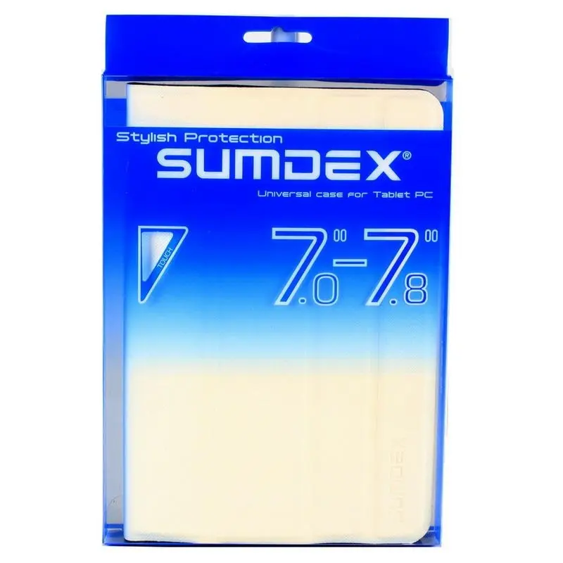 Чохол-книжка Sumdex універсальний 7" White (TCH-704WT) Чохол-книжка Sumdex універсальний 7" White (TCH-704WT)
