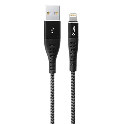 Кабель Ttec USB - Lightning (M/M), ExtremeCable, 1.5 м, Black (2DKX01LS)