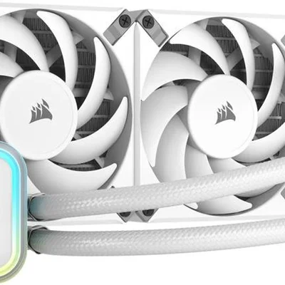 Система водяного охолодження Corsair iCUE H100i RGB Elite Liquid CPU Cooler White (CW-9060078-WW)