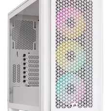 Корпус Corsair iCUE 4000D RGB AirFlow Tempered Glass White (CC-9011241-WW) без БЖ