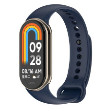 Силіконовий ремінець BeCover для Xiaomi Mi Smart Band 8 Deep Blue (709383)