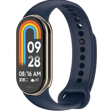Силіконовий ремінець BeCover для Xiaomi Mi Smart Band 8 Deep Blue (709383)