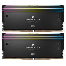 Модуль пам`ятi DDR5 2x16GB/6000 Corsair Dominator Titanium RGB Black (CMP32GX5M2B6000C30)