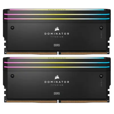 Модуль пам`ятi DDR5 2x16GB/6000 Corsair Dominator Titanium RGB Black (CMP32GX5M2B6000C30)