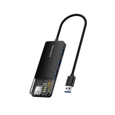 Концентратор Cabletime USB Type C - 4 Port USB 3.0, 0.15 cm (CB02B)