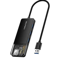 Концентратор Cabletime USB Type C - 4 Port USB 3.0, 0.15 cm (CB02B)