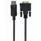 Кабель Cablexpert DisplayPort - DVI (М/М), 1.8 м, чорний (CC-DPM-DVIM-6)