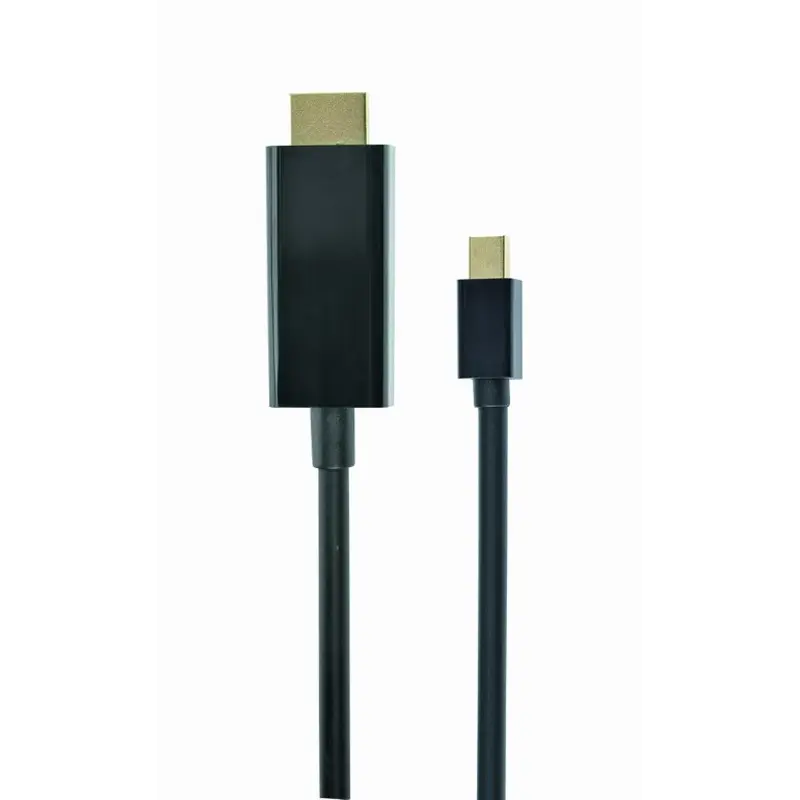 Кабель Cablexpert mini Displayport - HDMI V 1.2 (М/М), 1.8 м, чорний (CC-mDP-HDMI-6) пакет Кабель Cablexpert mini Displayport - HDMI V 1.2 (М/М), 1.8 м, чорний (CC-mDP-HDMI-6) пакет