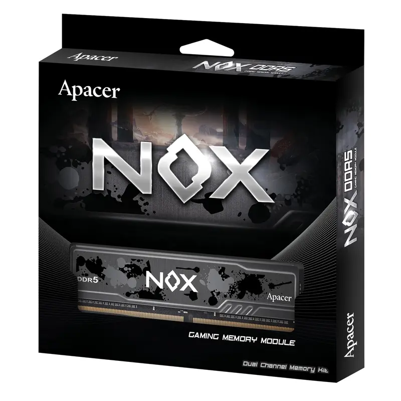Модуль пам`ятi DDR5 2x16GB/5200 Apacer NOX (AH5U32G52C522MBAA-2) Модуль пам`ятi DDR5 2x16GB/5200 Apacer NOX (AH5U32G52C522MBAA-2)