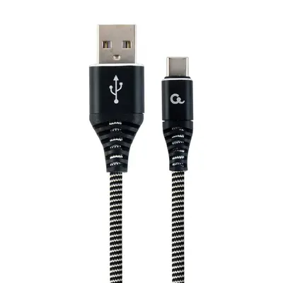 Кабель Cablexpert USB - USB Type-C, преміум, 1 м, чорний (CC-USB2B-AMCM-1M-BW) Кабель Cablexpert USB - USB Type-C, преміум, 1 м, чорний (CC-USB2B-AMCM-1M-BW)