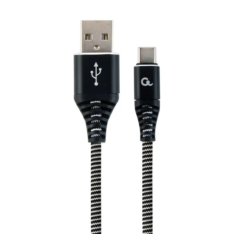 Кабель Cablexpert USB - USB Type-C, преміум, 1 м, чорний (CC-USB2B-AMCM-1M-BW) Кабель Cablexpert USB - USB Type-C, преміум, 1 м, чорний (CC-USB2B-AMCM-1M-BW)