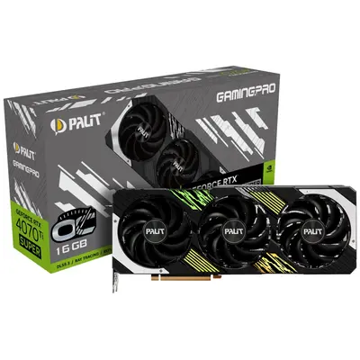 Відеокарта GF RTX 4070 Ti Super 16GB GDDR6X GamingPro OC Palit (NED47TSH19T2-1043A)