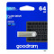 Флеш-накопичувач USB2.0 64GB GOODRAM UUN2 (Unity) Silver (UUN2-0640S0R11)