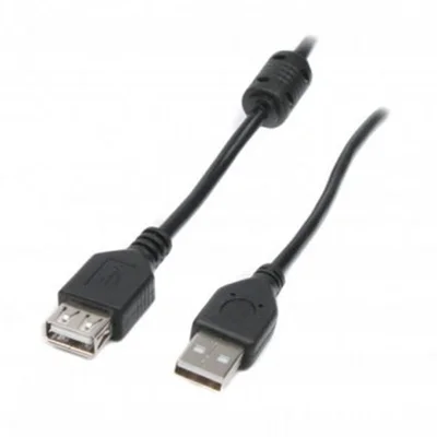 Кабель Maxxter (UF-AMAF-6) USB 2.0 AM - USB 2.0 AF, 1.8м, феритовий фільтр