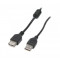 Кабель Maxxter (UF-AMAF-6) USB 2.0 AM - USB 2.0 AF, 1.8м, феритовий фільтр