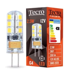 Лампа світлодіодна Tecro 2.5W G4 2700K (TL-G4-2.5W-12V)