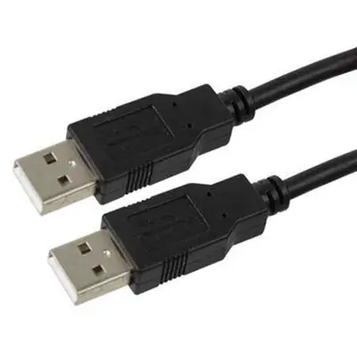Кабель Cablexpert USB - USB V 2.0 (M/M), 1.8 м, чорний (CCP-USB2-AMAM-6) Кабель Cablexpert USB - USB V 2.0 (M/M), 1.8 м, чорний (CCP-USB2-AMAM-6)