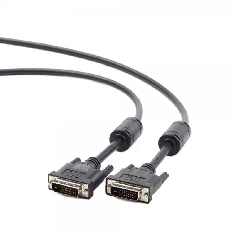 Кабель Cablexpert DVI - DVI (M/M), Dual link, 1.8 м, чорний (CC-DVI2-BK-6) пакет Кабель Cablexpert DVI - DVI (M/M), Dual link, 1.8 м, чорний (CC-DVI2-BK-6) пакет