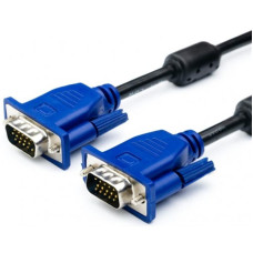 Кабель Atcom (9151) VGA-VGA HD15M/HD15M с 2-ма фер. кільцями, 10м