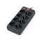 Фільтр живлення REAL-EL RS-8 Protect 1.8m Black