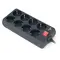 Фільтр живлення REAL-EL RS-8 Protect 1.8m Black