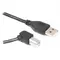 Кабель Cablexpert USB - USB Type-В V 2.0 (M/M), кутовий, 3 м, преміум, чорний (CCP-USB2-AMBM90-10) Кабель Cablexpert USB - USB Type-В V 2.0 (M/M), кутовий, 3 м, преміум, чорний (CCP-USB2-AMBM90-10)
