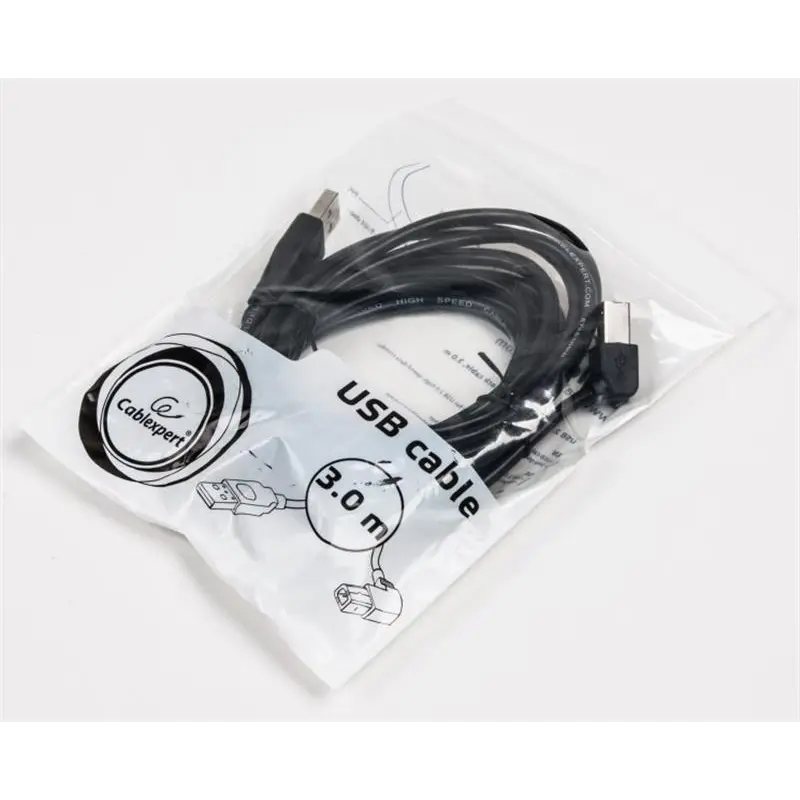 Кабель Cablexpert USB - USB Type-В V 2.0 (M/M), кутовий, 3 м, преміум, чорний (CCP-USB2-AMBM90-10) Кабель Cablexpert USB - USB Type-В V 2.0 (M/M), кутовий, 3 м, преміум, чорний (CCP-USB2-AMBM90-10)