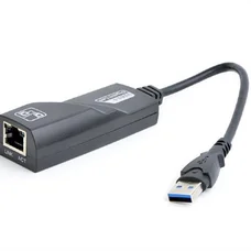 Мережевий адаптер Gembird (NIC-U3-02) USB - Gigabit Ethernet, чорний