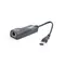 Мережевий адаптер Gembird (NIC-U3-02) USB - Gigabit Ethernet, чорний